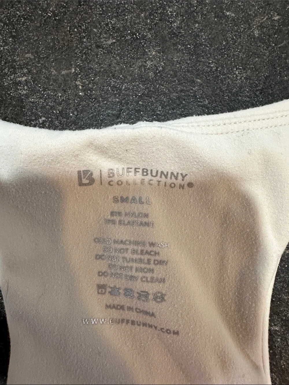 Buffbunny Cream Longline Racerback - Picture 2 of 3